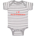 Baby Clothes I Love My Grandparents Baby Bodysuits Boy & Girl Cotton