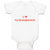 Baby Clothes I Love My Grandparents Baby Bodysuits Boy & Girl Cotton
