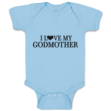 Baby Clothes I Love My Godmother Baby Bodysuits Boy & Girl Cotton