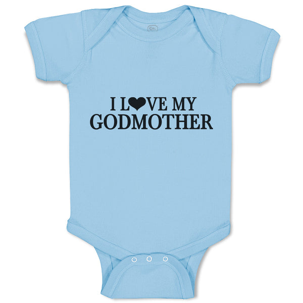 Baby Clothes I Love My Godmother Baby Bodysuits Boy & Girl Cotton