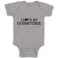 Baby Clothes I Love My Godmother Baby Bodysuits Boy & Girl Cotton