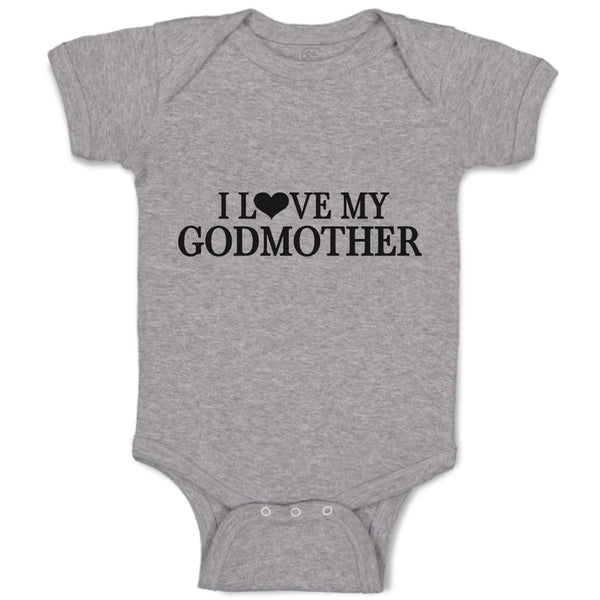 Baby Clothes I Love My Godmother Baby Bodysuits Boy & Girl Cotton