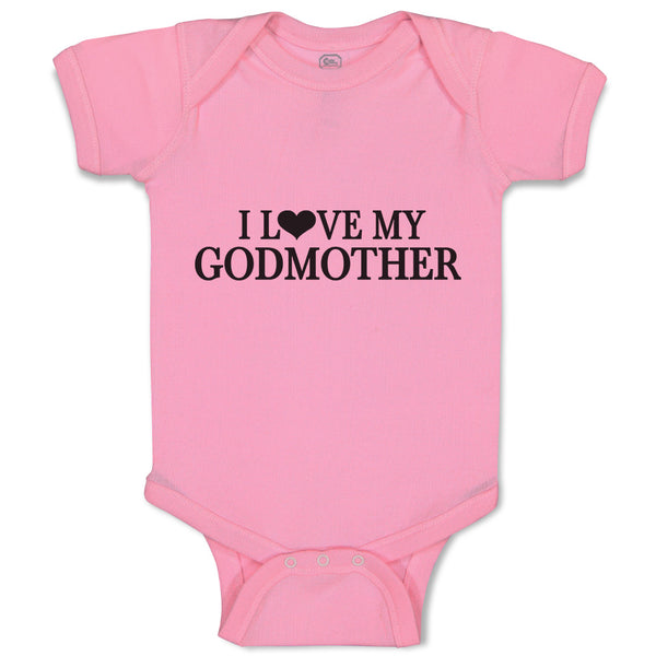 Baby Clothes I Love My Godmother Baby Bodysuits Boy & Girl Cotton