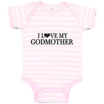 Baby Clothes I Love My Godmother Baby Bodysuits Boy & Girl Cotton