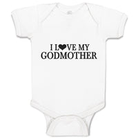 Baby Clothes I Love My Godmother Baby Bodysuits Boy & Girl Cotton