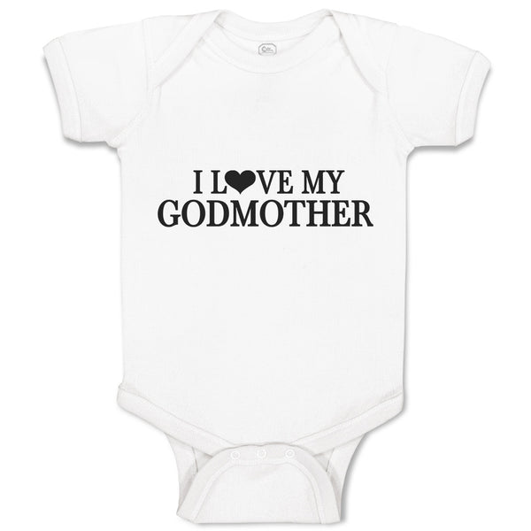 Baby Clothes I Love My Godmother Baby Bodysuits Boy & Girl Cotton