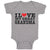 Baby Clothes I Love My Great Grandma Baby Bodysuits Boy & Girl Cotton