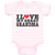 Baby Clothes I Love My Great Grandma Baby Bodysuits Boy & Girl Cotton