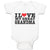 Baby Clothes I Love My Great Grandma Baby Bodysuits Boy & Girl Cotton