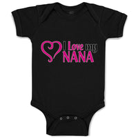 Baby Clothes I Love My Nana Baby Bodysuits Boy & Girl Newborn Clothes Cotton