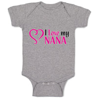 Baby Clothes I Love My Nana Baby Bodysuits Boy & Girl Newborn Clothes Cotton