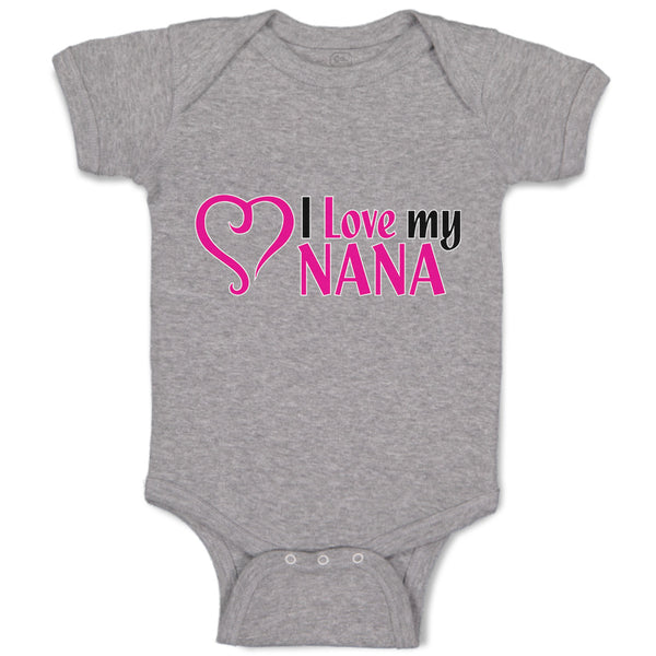 Baby Clothes I Love My Nana Baby Bodysuits Boy & Girl Newborn Clothes Cotton