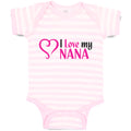 Baby Clothes I Love My Nana Baby Bodysuits Boy & Girl Newborn Clothes Cotton