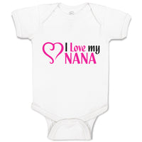 Baby Clothes I Love My Nana Baby Bodysuits Boy & Girl Newborn Clothes Cotton