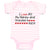 Baby Clothes I Love My My Nanny and Grandad So Much! Baby Bodysuits Cotton