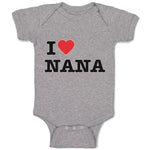 Baby Clothes I Love Nana Baby Bodysuits Boy & Girl Newborn Clothes Cotton