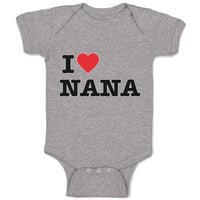 Baby Clothes I Love Nana Baby Bodysuits Boy & Girl Newborn Clothes Cotton