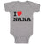 Baby Clothes I Love Nana Baby Bodysuits Boy & Girl Newborn Clothes Cotton