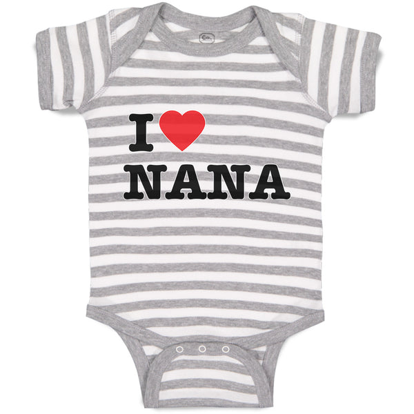 Baby Clothes I Love Nana Baby Bodysuits Boy & Girl Newborn Clothes Cotton