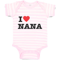 Baby Clothes I Love Nana Baby Bodysuits Boy & Girl Newborn Clothes Cotton