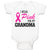 Baby Clothes I Wear Pink for My Grandma Baby Bodysuits Boy & Girl Cotton