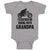 Baby Clothes I'D Rather Be Riding with Grandpa Baby Bodysuits Boy & Girl Cotton