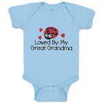 Baby Clothes Loved by My Great Grandma Baby Bodysuits Boy & Girl Cotton