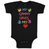 Baby Clothes My Gammy Loves Me! Baby Bodysuits Boy & Girl Newborn Clothes Cotton