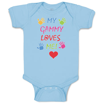 Baby Clothes My Gammy Loves Me! Baby Bodysuits Boy & Girl Newborn Clothes Cotton