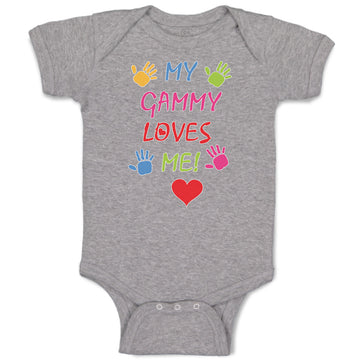 Baby Clothes My Gammy Loves Me! Baby Bodysuits Boy & Girl Newborn Clothes Cotton