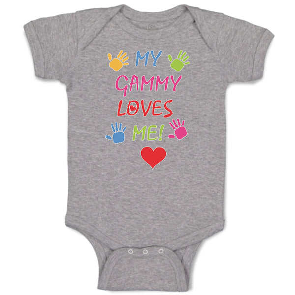 Baby Clothes My Gammy Loves Me! Baby Bodysuits Boy & Girl Newborn Clothes Cotton