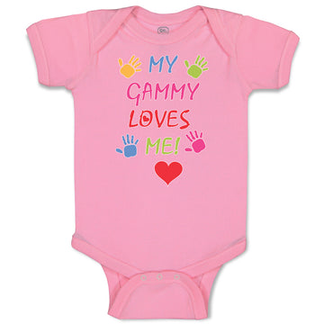 Baby Clothes My Gammy Loves Me! Baby Bodysuits Boy & Girl Newborn Clothes Cotton