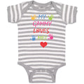 Baby Clothes My Gammy Loves Me! Baby Bodysuits Boy & Girl Newborn Clothes Cotton