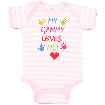 Baby Clothes My Gammy Loves Me! Baby Bodysuits Boy & Girl Newborn Clothes Cotton