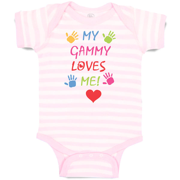 Baby Clothes My Gammy Loves Me! Baby Bodysuits Boy & Girl Newborn Clothes Cotton