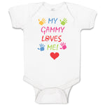 Baby Clothes My Gammy Loves Me! Baby Bodysuits Boy & Girl Newborn Clothes Cotton