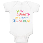 Baby Clothes My Grammy and Pappy Love Me Baby Bodysuits Boy & Girl Cotton