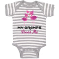 Baby Clothes My Gramps Loves Me Baby Bodysuits Boy & Girl Newborn Clothes Cotton