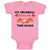 Baby Clothes My Grandma Loves Me This Much! Baby Bodysuits Boy & Girl Cotton