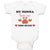 Baby Clothes My Nonna Loves Me This Much! Baby Bodysuits Boy & Girl Cotton