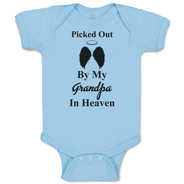 Baby Clothes Picked out by My Grandpa in Heaven Baby Bodysuits Boy & Girl Cotton