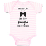 Baby Clothes Picked out by My Grandpa in Heaven Baby Bodysuits Boy & Girl Cotton