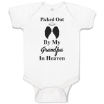 Baby Clothes Picked out by My Grandpa in Heaven Baby Bodysuits Boy & Girl Cotton