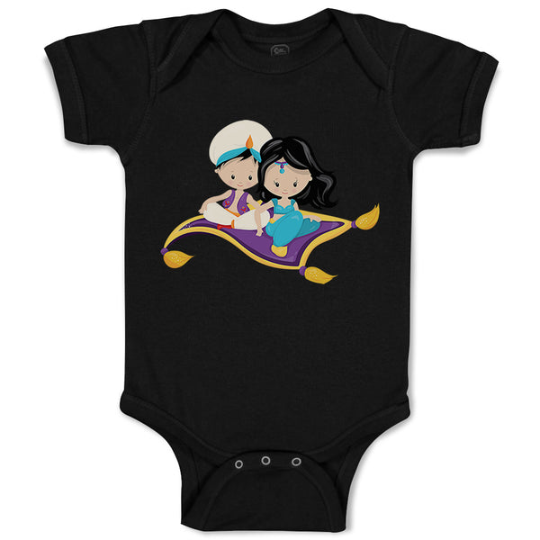 Baby Clothes Aladdin Jasmine Baby Bodysuits Boy & Girl Newborn Clothes Cotton