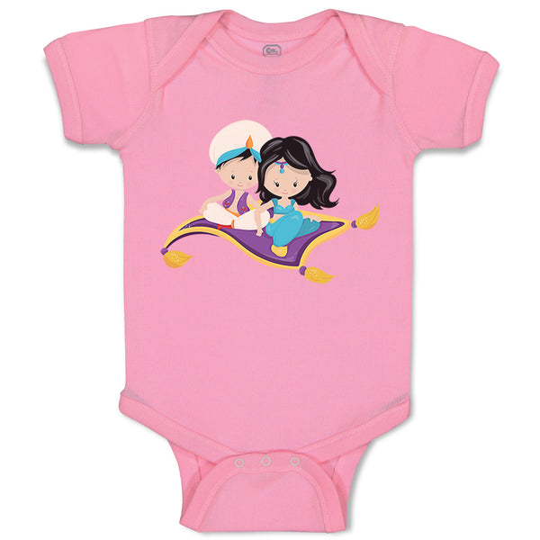 Baby Clothes Aladdin Jasmine Baby Bodysuits Boy & Girl Newborn Clothes Cotton