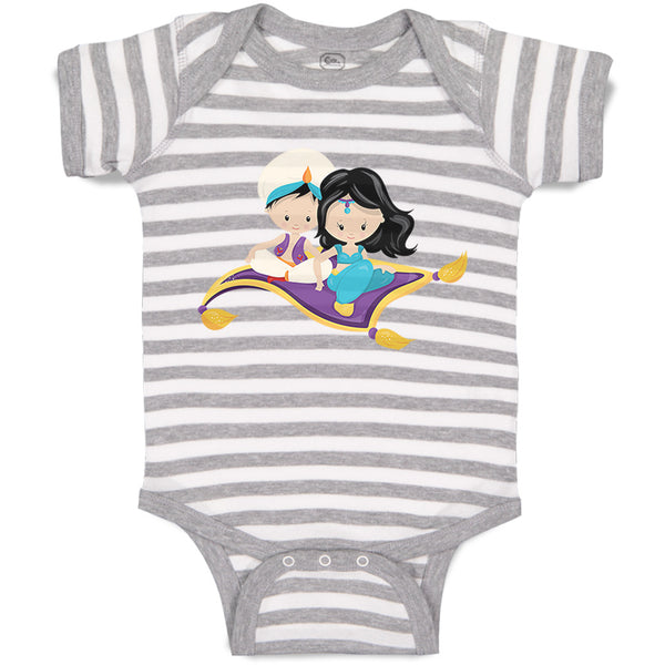 Baby Clothes Aladdin Jasmine Baby Bodysuits Boy & Girl Newborn Clothes Cotton