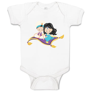 Baby Clothes Aladdin Jasmine Baby Bodysuits Boy & Girl Newborn Clothes Cotton