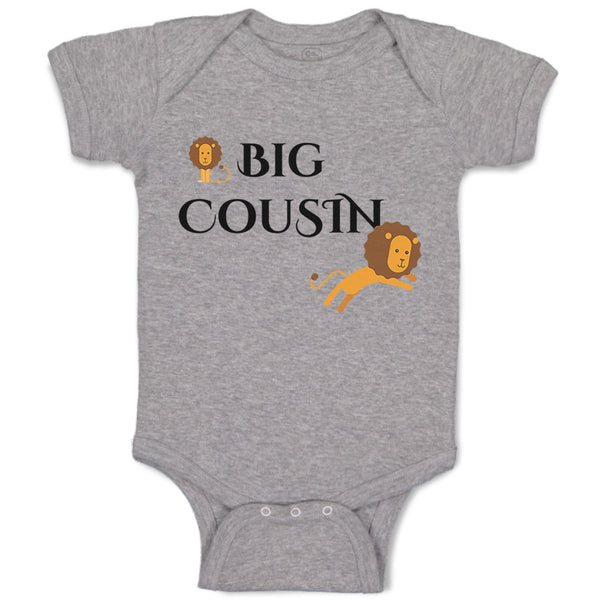 Baby Clothes Big Cousin Lion Pregnancy Announcement Baby Bodysuits Cotton