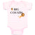 Baby Clothes Big Cousin Lion Pregnancy Announcement Baby Bodysuits Cotton