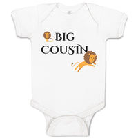 Baby Clothes Big Cousin Lion Pregnancy Announcement Baby Bodysuits Cotton